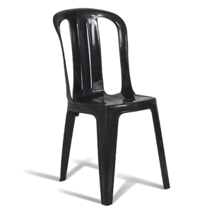 Chair Plastic ( Black ) - Armless - Image 1