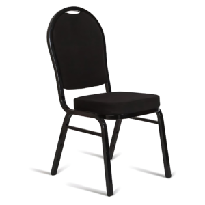 Conference Chair - Black Upholstered - Image 1